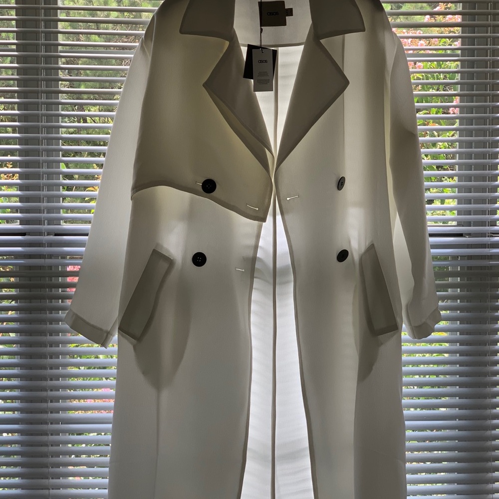 ASOS White Trench Coat